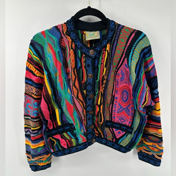 Vintage COOGI Australia Cardigan Sweater with original box - Picture 5 of 14